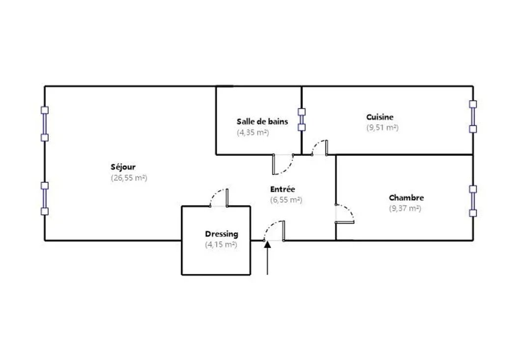 NICE LE PORT / PLACE DU PIN – 2/3 PIÈCES 60 M² – À RÉNOVER – À 50M PLACE GARIBALDI