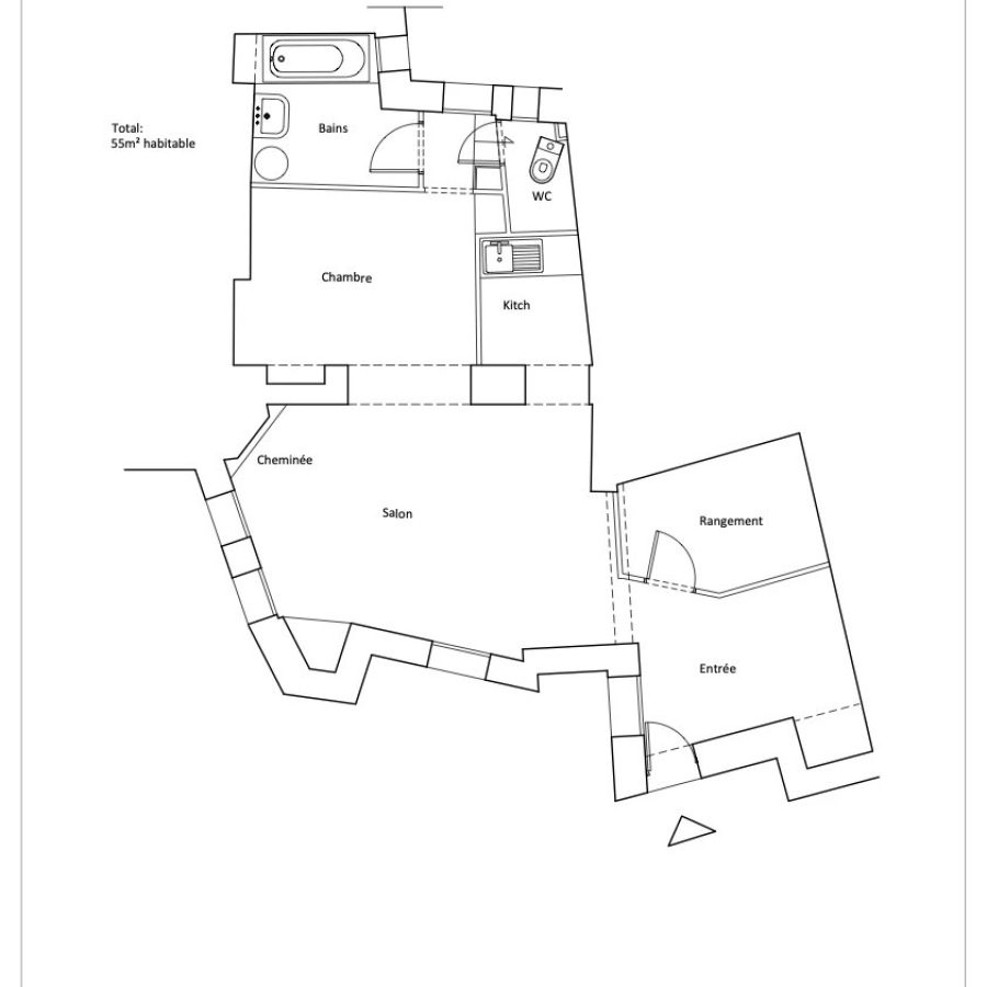 MAISON DE VILLAGE EN PIERRE - PEILLON