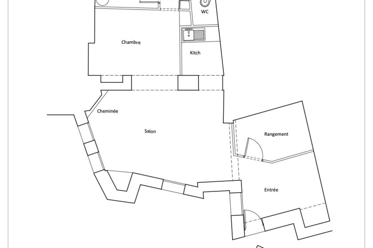 MAISON DE VILLAGE EN PIERRE - PEILLON