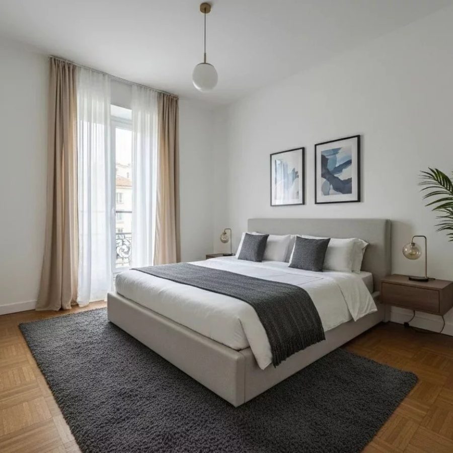 Appartement 3 pièces dernier étage Carabacel