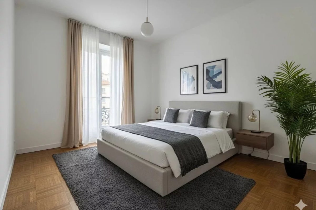 Appartement 3 pièces dernier étage Carabacel